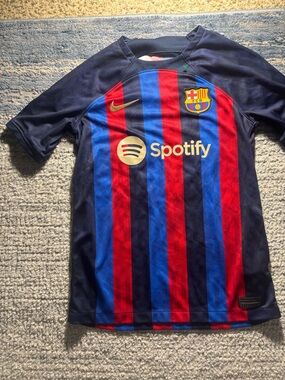 Kids Fc Barcelona lewendoski jersey